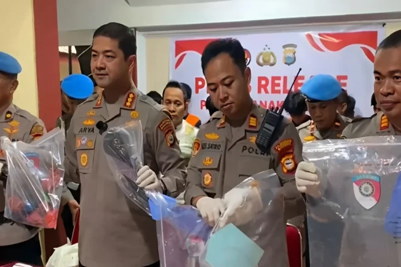 Viral! Geng Motor di Makassar Serang Polisi Pakai Busur, 7 Pelaku Diringkus