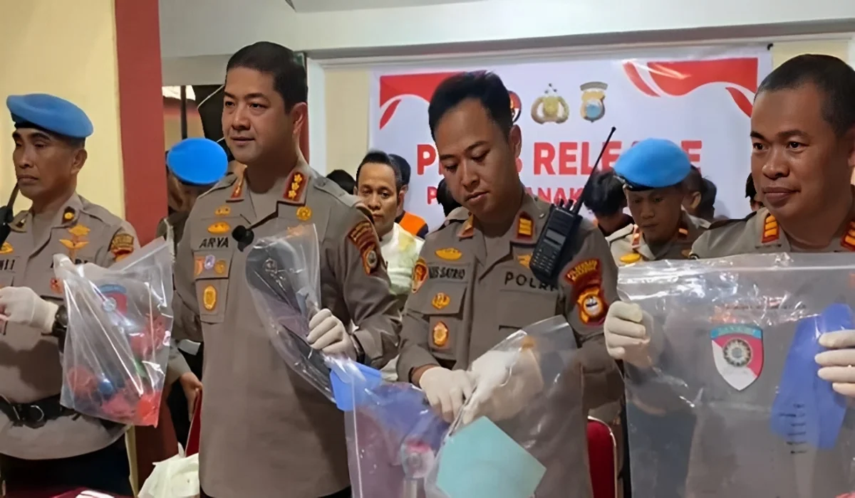 Viral!-Geng-Motor-di-Makassar-Serang-Polisi-Dengan-Busur,-7-Pelaku-Ditangkap