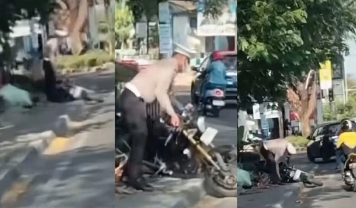 Pemotor Remaja Kabur Tinggalkan Motor Saat Polisi Berjaga di Makassar