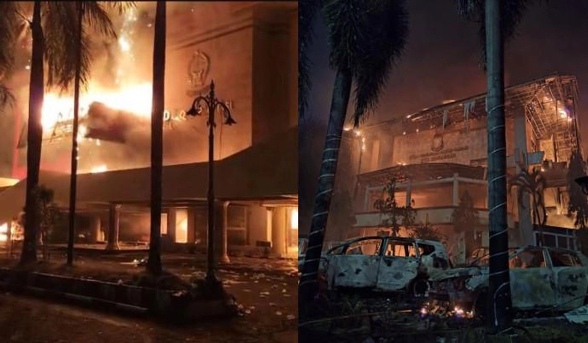 Kebakaran 2 Gedung DPRD di Makassar, Polisi Amankan 10 Terduga Pelaku