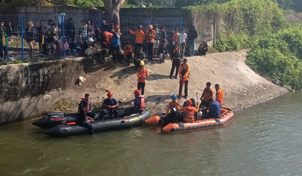 Tragedi di Makassar! Kakek Tewas Saat Selamatkan Cucu Dari Arus Sungai