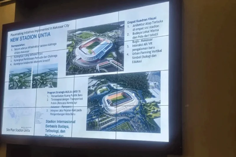 Pemkot Makassar Kejar Penyelesaian FS Proyek Stadion Untia Akhir 2025