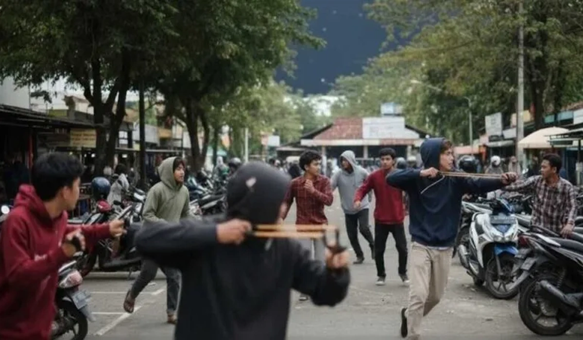 Geng-Motor-Serang-Lokasi-Bazar-di-Makassar,-Remaja-15-Tahun-Terluka